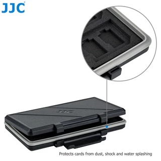 JJC กล่องใส่ SD Card กล่องเก็บการ์ดหน่วยความจำ Micro SD SDXC SDHC XQD CF CFexpress Type A B Nintendo Switch NS การ์ดเกม M.2 2280 SSD