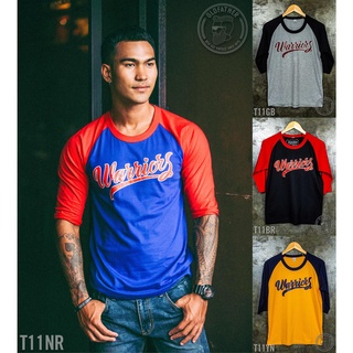 เสื้อแขนสามส่วนวินเทจ Warriors Vintage ( รหัสสินค้าT 11 )