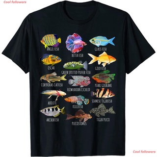 ถูกสุดๆCool followers ปลา tee เสื้อ ปลา Fishkeeping Fish Species Biology Types Of Aquarium Fish T-Shirt womenรหัสเต็ม