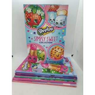 Shopkins once you shop...you cant stop  ,Simply Sweet collection 5 storybooks inside!-177