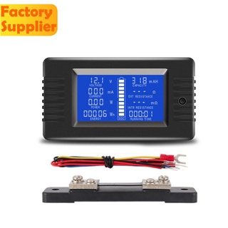 DC 0-200V 50A Battery Tester Monitor Voltage Current Impedance Capacity Watt Ampere Power Energy Time Meter