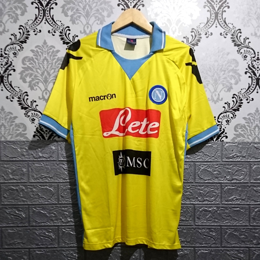 Jersey Napoli 3rd Kit 2011/2012 Retro Yellow