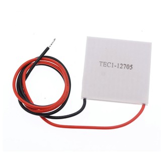 Tec 1705 โมดูลเทอร์โมอิเล็กทรอนิค Peltier 12705 12v 5a Cells Tec 12705 Peltier