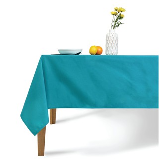 Han&amp;Co.  ผ้าปูโต๊ะ ผ้าคลุมโต๊ะลาย Beige Teal Han&amp;Co. Table Cloth – Beige Teal HCTBC03