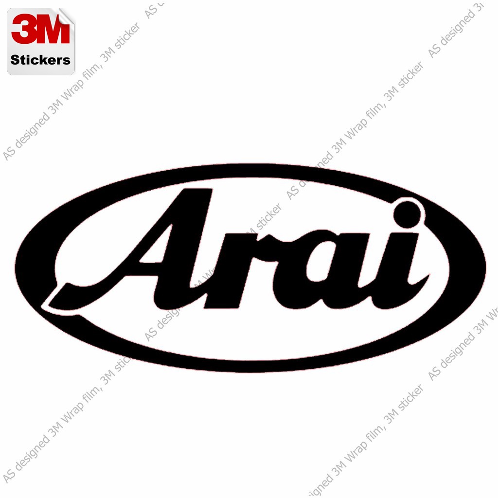 Arai สติ๊กเกอร์ 3M ลอกออกไม่มีคราบกาว Arai Removable 3M sticker
