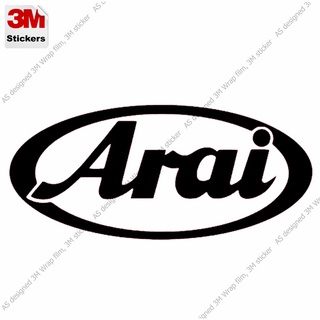 Arai สติ๊กเกอร์ 3M ลอกออกไม่มีคราบกาว Arai Removable 3M sticker, สติ๊กเกอร์ติด รถยนต์ มอเตอร์ไซ