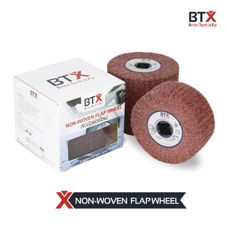 ลูกขัดแฮร์ไลน์ ล้อขัดใยสังเคราะห์ BTX-Tech ขนาด 115x100xH.19 mm.