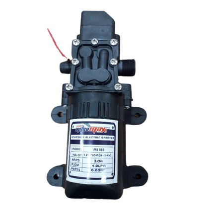 แท้ ส่งด่วน MITSUMAX มอเตอร์พ่นยา ปั้ม DC 12V แรงดัน 6.8 บาร์​ สำหรับถังพ่นยาแบตเตอรี่ 16 ลิตร 20 ลิตร มอเตอพ่นยา พ่นยา