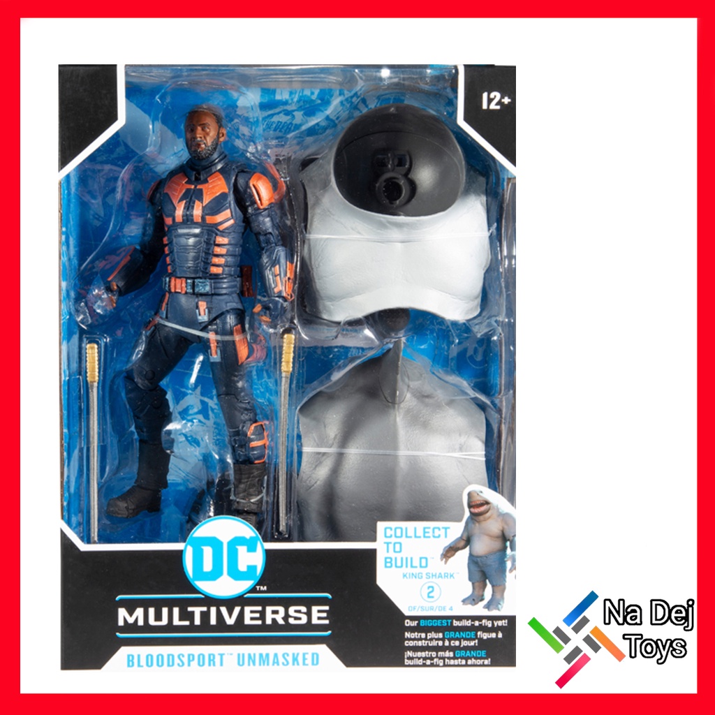 Action Figurines 1095 บาท Bloodsport unmasked The suicide squad DC Multiverse 7″ McFarlane Toys figure ดีซีมัลติเวิร์ส แมคฟาร์เลนทอยส์​ 7นิ้ว Hobbies & Collections