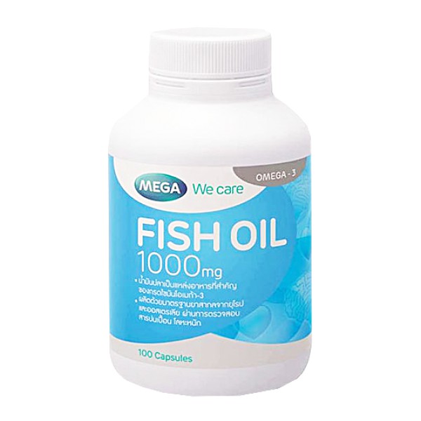 Fish Oil 1000mg. 100 capsule (Mega wecare)