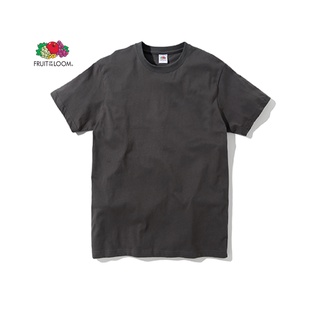 Fruit of The Loom® Soft Premium Charcoal เสื้อยืดแขนสั้น - ชาโคล