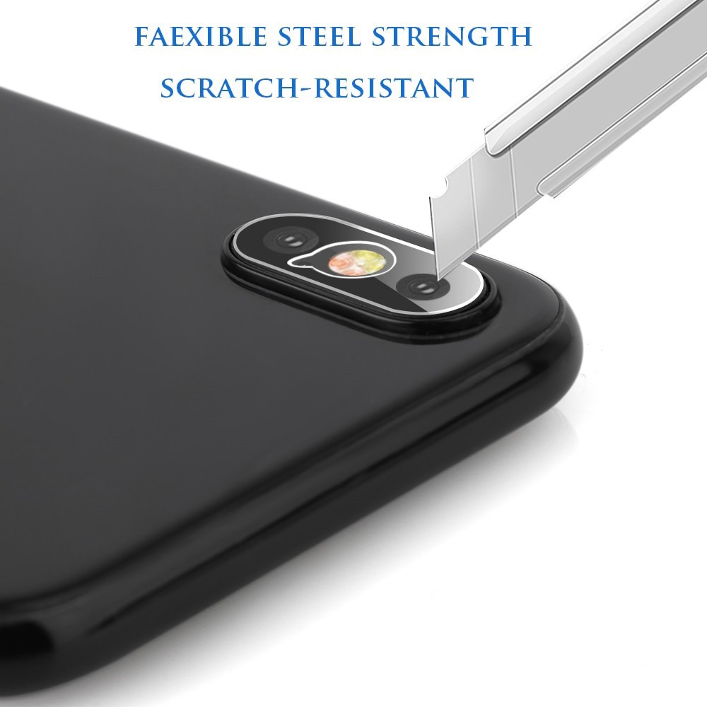 i P hone X Camera Lens Protector ฟิล์มกระจกนิรภัยป้องกันเลนส์ กันรอยกล้อง แบบบางเพียง 0.15 mm ( 1 SE