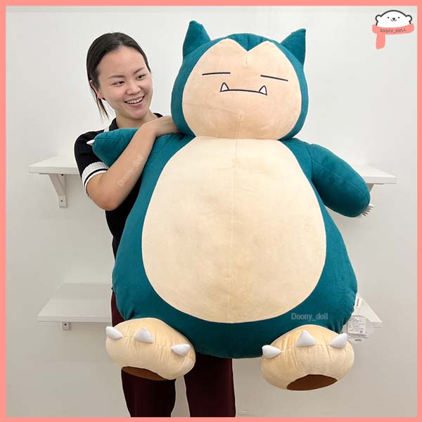 ตุ๊กตาCabigon ตุ๊กตาSnorlax ตุ๊กตาคาบิกอน ขนาด 24นิ้ว ลิขสิทธิ์แท้💯%  โปเกมอน Pokemon