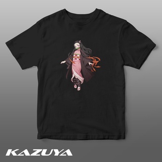 เสื้อยืดผู้ Kazuya TM-0137 DEMON เสื้อยืด ทรงสลิม - NEZUKO KAMADO - อนิเมะ S-5XL