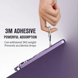 แหวนขาตั้งโทรศัพท์มือถือ แบบใส 360 องศา° ขาตั้งโทรศัพท์มือถือ หมุนได้