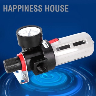 Happiness House G1/2 BFR4000 Air Source Gas Treatment Unit Filter Pressure Regulator With Gauge