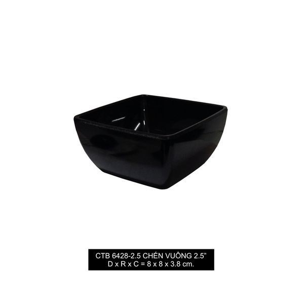 SRITHAI SUPERWARE ถ้วยและจานสีดํา (EKTRA)