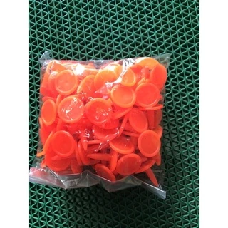 Tee ทีมาร์คพลาสติกราคาส่ง (แพคละ 100 ชิ้น) ทีตั้งลูกกอล์ฟ มีหลายขนาด