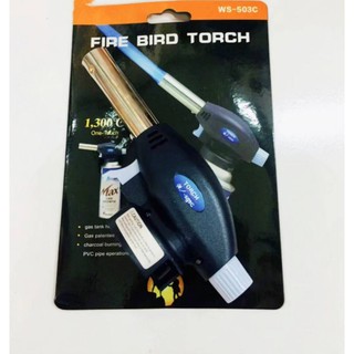 หัวพ่นแก๊ส Fire Bird Torch WS-503C หัวพ่นแก๊สแต่งหน้าเค้ก ซูชิ เครื่องเป่าแก๊สทำอาหาร ที่พ่นแก๊สกระป๋อง