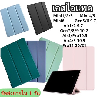 เคสไอแพด gen9 gen8/gen7 10.2 เคส air4/5 10.9  air3 10.5 air1 air2 9.7 case mini1/2/3 mini4/5 mini 6 Pro11 พร้อมส่ง