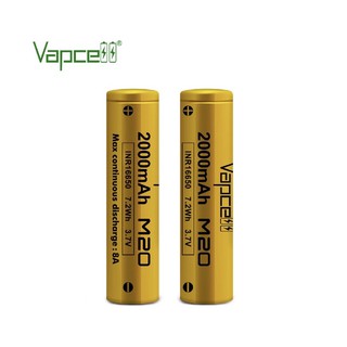 Vapcell INR16620 2000mAh 3.7V M20 ของแท้เช็คโค๊ดได้