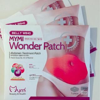 แผ่นแปะพุง**มี5แผน**Mymi Wonder Patch แผ่นแปะหน้าท้อง แปะพุง