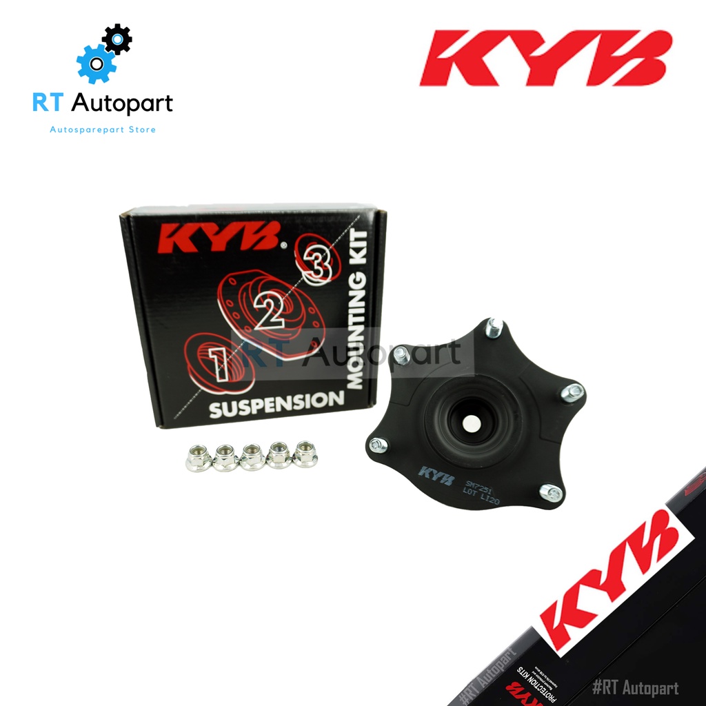 KYB เบ้าโช้คอัพหน้า Honda CRV G3 G4 ปี 07-17 / เบ้าโช๊ค เบ้าโช้ค / SM7251