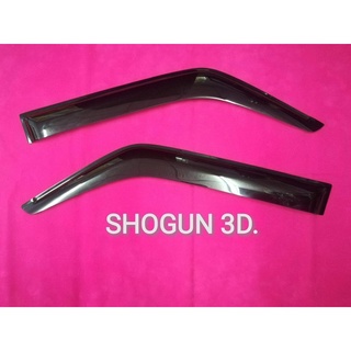 คิ้วกันสาดรถยนต์Shogun 3d