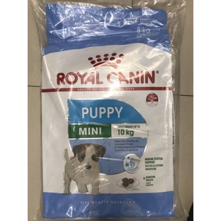 Royal Canin Mini Puppy 8 kg. อาหารสุนัข โรยัลคานิน สูตรลูกสุนัข