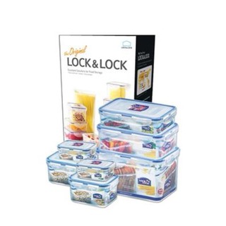 HLP818CS7 ชุดกล่องถนอมอาหาร Lock&amp;Lock 7 ชิ้น