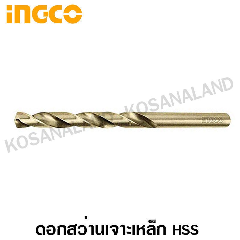 INGCO ดอกสว่านเจาะเหล็ก HSS ขนาด 3 มม. (แพ็คละ 10 อัน) รุ่น DBT1100303 ( HSS Drill Bits )