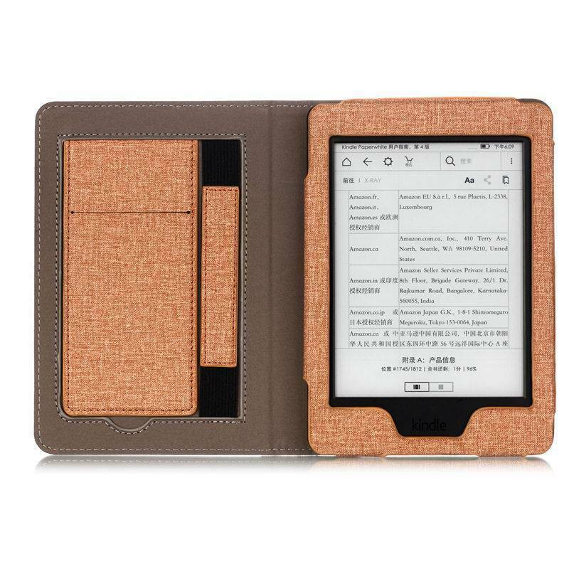 For Amazon Kindle Paperwhite 1 2 3 4 10th Flip Smart Strap Case Cover ...