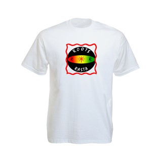 เสื้อยืดราสต้า Tee-Shirt Roots Rasta Black Tee-Shirt