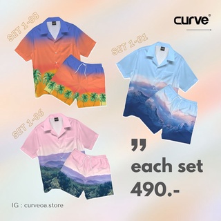 เสื้อกางเกงชุดเซ็ตฮาวายลายใหม่ไม่เหมือนใคร SET01