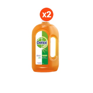 [ใส่โค้ด8DETTMARTลด120] Dettol เดทตอลน้ำยาฆ่าเชื้อโรค 750 มล. (2 ขวด) (แพ็คคู่สุดคุ้ม)