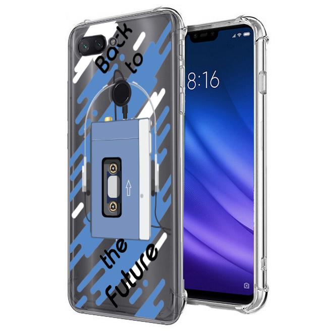 เคส สำหรับ Xiaomi Mi 8 Lite Anti-Shock Protection TPU Case [Back to the Future]