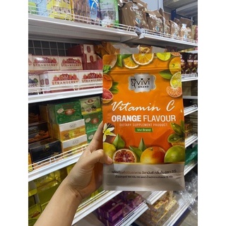 Vivi วิตามินซีรสส้ม🍊แบรนด์วีวี่ ดีท้อกซ์ส้ม รสชาติน้องใหม่ จี้ดตัวแม่ (1ห่อ/10ซอง)