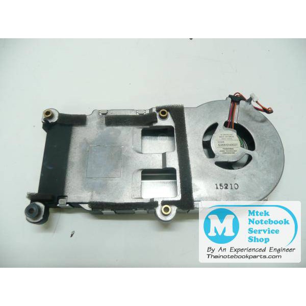 พัดลมและฮีทซิงค์ระบายความร้อนโน้ตบุ๊ค Toshiba Satellite 1805 Cooling Heatsink,Fan G36610140027(Used)