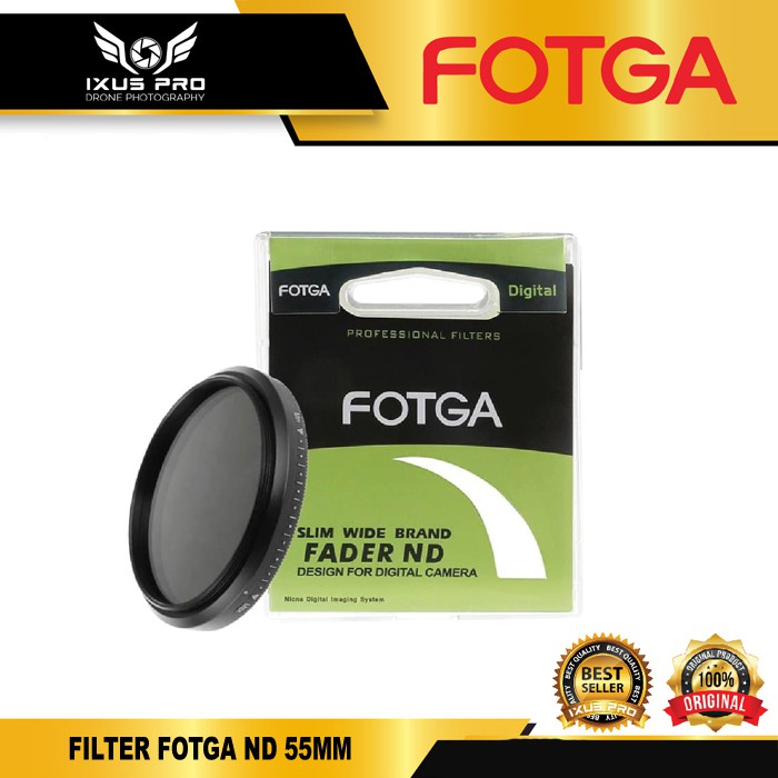 FOTGA Filter ND 55mm ND2-ND400 ND 2-400 Slim Fader Variable Adjustable