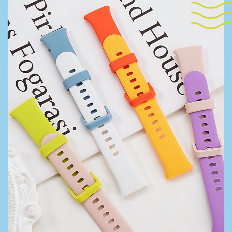 สายนาฬิกาข้อมือซิลิโคน แนวสปอร์ต สีตัดกัน แบบเปลี่ยน สําหรับ Xiaomi Band 7Pro Mi Band 7Pro Xiaomi 7 Pro