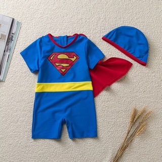 ชุดว่ายน้ำเด็กเล็ก ลาย Super Man 💞 Smile Shop 💞