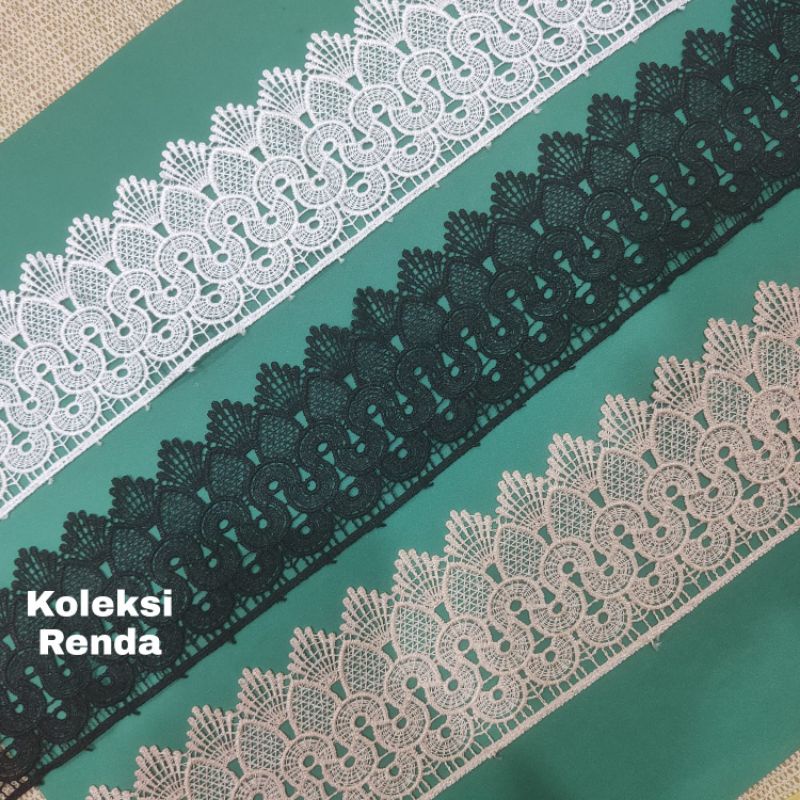 Giper LACE, gyper LACE, ซิป LACE 8cm WIDTH ต่อม้วน 15 YARDS