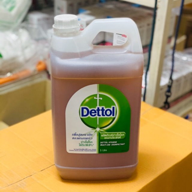 เดทตอล Dettol 1ลิตร/5ลิตร แกลลอน ผลิตภัณฑ์ทำความสะอาด ฆ่าเชื้อโรคอเนกประสงค์