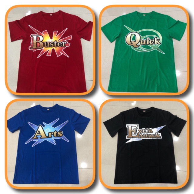 เสื้อเชิ้ต Fate/GO Buster Art Quick Extra Cotton - Akaibavn.store
