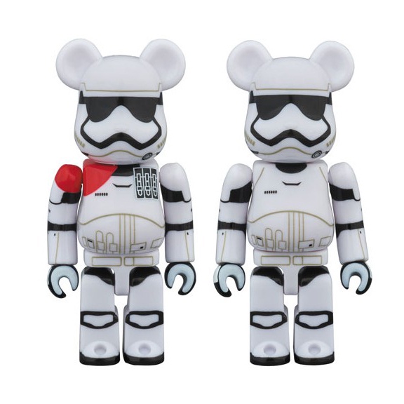 (ของแท้) Bearbrick Star Wars 100% : First order stormtrooper officer &amp; Stormtrooper officer พร้อมส่ง