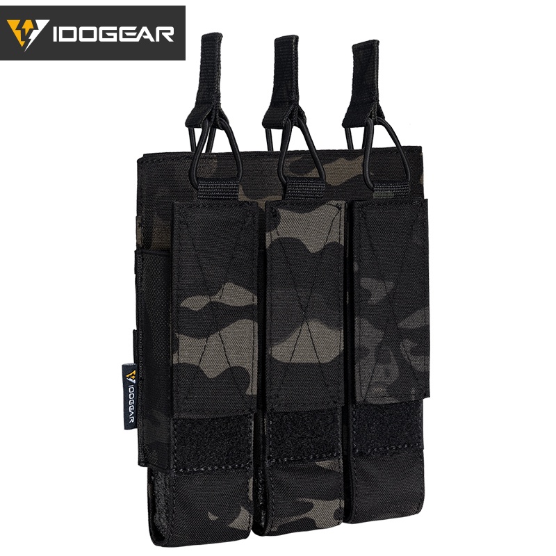 Idogear Smg กระเป๋าใส่ของลายพราง Molle สําหรับ Mp7 Mp5 Mag Pouch 3576
