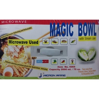 Micronware รุ่น 5065 ชามไมโครเวฟ (Microwave) MICROWAVE BOWL ความจุ 2000 มล. ปราศจากสารก่อมะเร็ง (BPA Free)