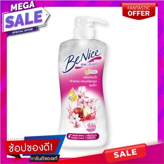บีไนซ์ ครีมอาบน้ำ กลิ่นมิสทีค ไวท์ ขนาด 450 มล. ผลิตภัณฑ์ดูแลผิวกาย BeNice Shower Mystic White 450 ml