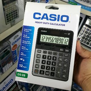 (CASIOแท้) เครื่องคิดเลข CASIO DS-2B (12 หลัก) *ของเเท้ชัวร์*