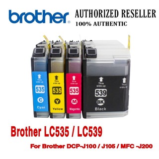 หมึกเทียบเท่าอิงค์เจ็ท Brother LC-539XL /LC-535XL Ink Cartridge for Brother DCP-J100 /J105 / MFC-J200